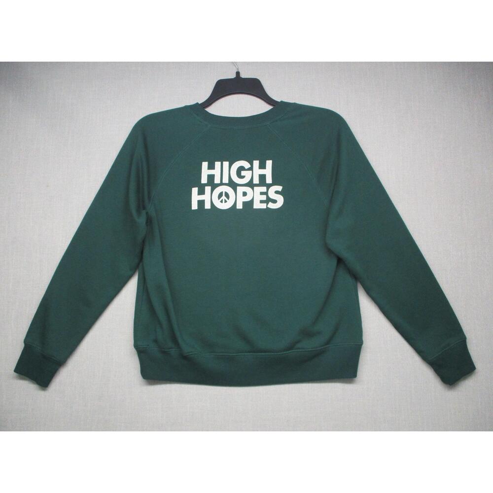 Old Navy Green Vintage Graphic Crewneck Casual Pullover Sweatshirt Women Size S